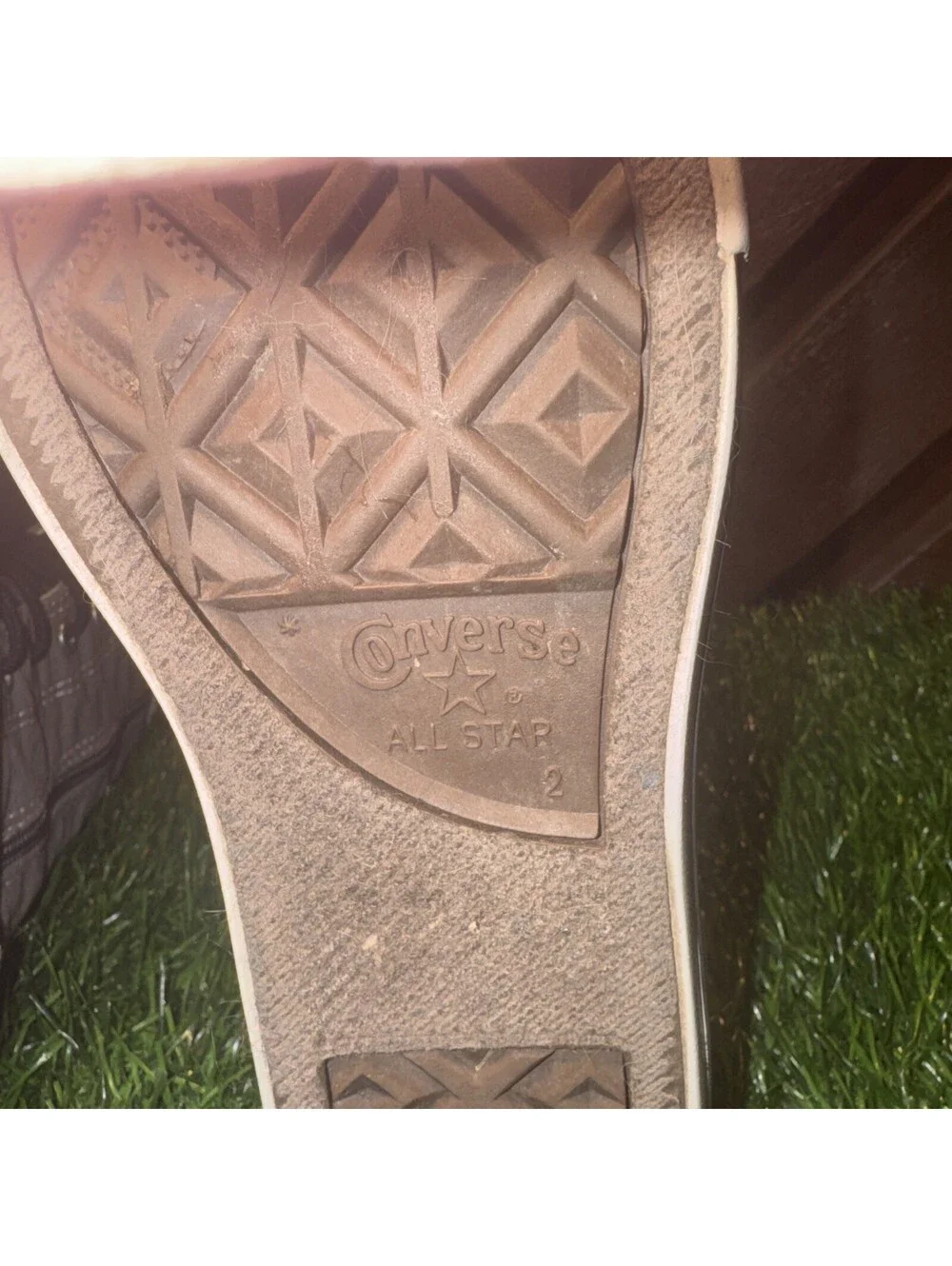 VTG Converse Chuck Taylor XX-Hi Knee High Gray Sneakers Size 2 Kids  626767F